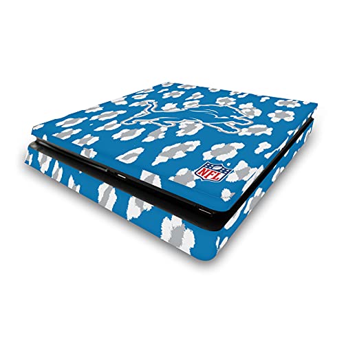 Skin PS4 Slim NFL Detroit Lions autocollant salon gaming