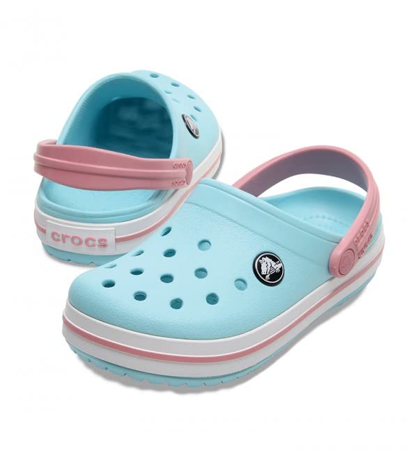 Crocs Crocband Clog, Eisblau/Weiß, Kinder, EU 32-33 – Ansicht 2