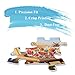 Summer Beach Ocean Puzzle for Adults 1000 Pieces, Funny Dog Seaside Camping Jigsaw Puzzle, Hawaii Nature Scenery Puzzle for Home Decor
