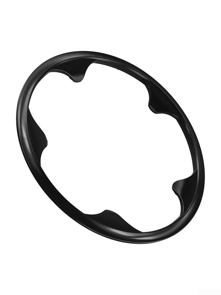 Protezione per guarnitura per bicicletta, in plastica, protegge le pedivelle dall'usura, facile da installare e pulire, si adatta alla maggior parte delle biciclette nero (G5QS52)
