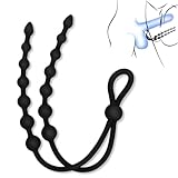 Anal Beads Anal Plug Anal Toys with Penis Ring Adult Toys Sex Toys for Men Women Gay Couples Sex Toys 14 Balls Silicone Prostate Massager BDSM Anal Sex