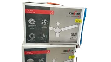 CEILING FAN MODEL :- GLAM 900mm QTY :- 1UNIT COLOUR :- BASE WHITE..