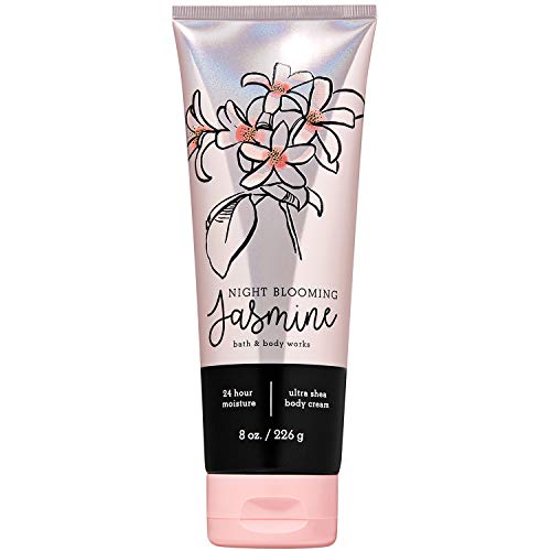 Bath and Body Works NIGHT BLOOMING JASMINE Ultra Shea Body Cream 8 Ounce, 2022 Limited Edition