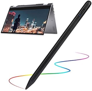 Stylus Pen for Dell 2 in 1 Laptop Pencil, Evach Capacitive High Sensitivity Digital Pencil with 1.5mm Ultra Fine Tip Stylus Pencil for Dell 2 in 1 Laptop Pen, Black
