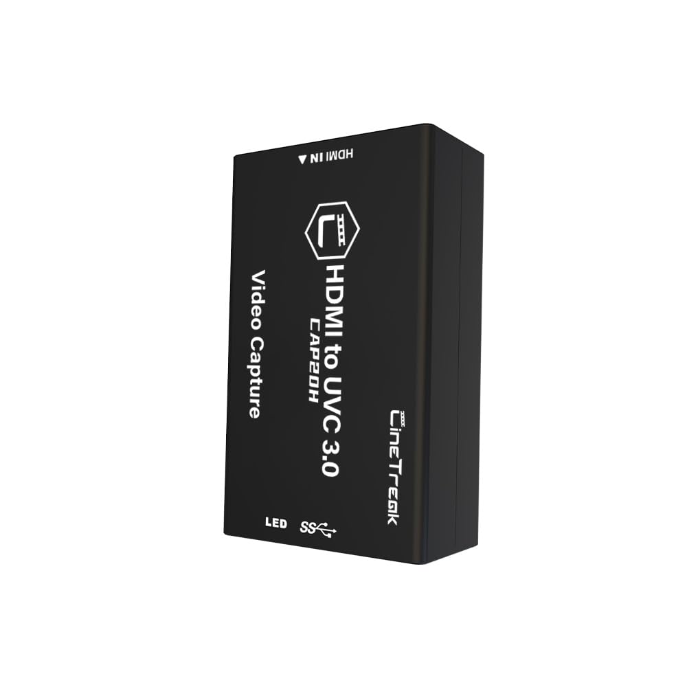 CINETREAK CAP20H - Captura de video HDMI a USB 3.0, tarjeta de captura de transmisión en vivo, captura de video sin comprimir 1080p60, salida 3D Lut PS5/PS4/OBS/PC