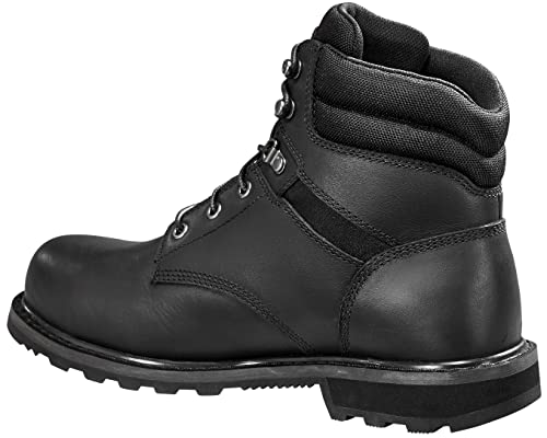 Carhartt Men's Traditional Welt 6" Steel Toe Work Boot, Black Oil Tanned, 8.5 M - image 4