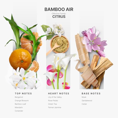 AromaPlan Bundle: Black Smart Scent Air Machine + Hotel Scents Bamboo Air (5 Fl Oz) - USA Made, Aroma & Longer Lasting