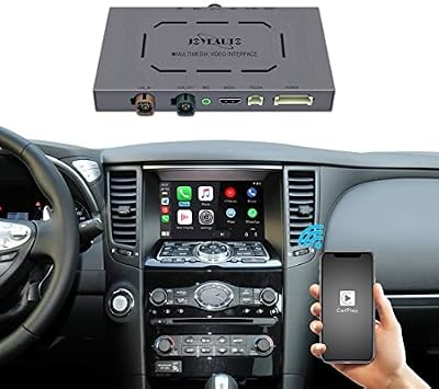 JOYEAUTO Wireless CarPlay Retrofit Decoder for Infiniti QX70 Q70 Low2017-2019MY G35 FX35 FX502009-2012MY EX25 EX352010-2013, Wireless Carplay Android Auto Module