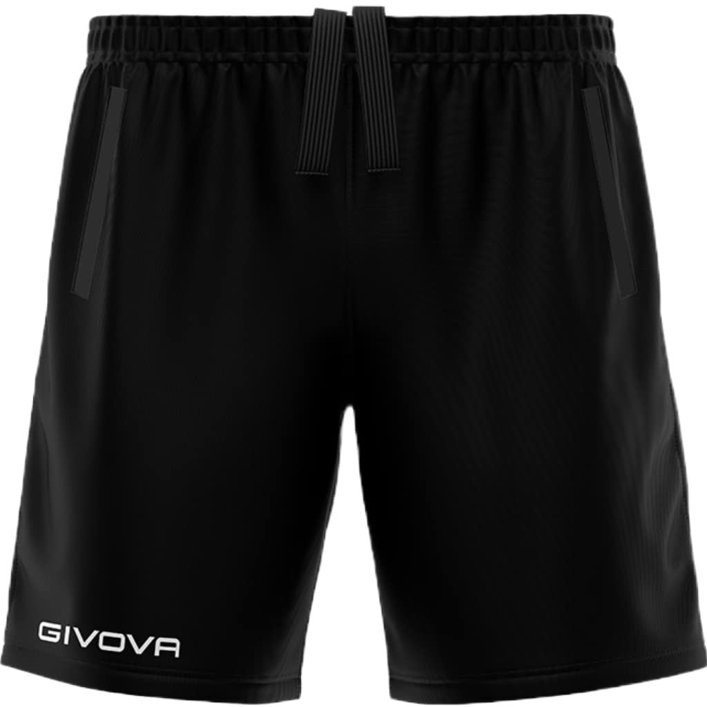 Givova Noir Pantalón Corto De Bolsillo