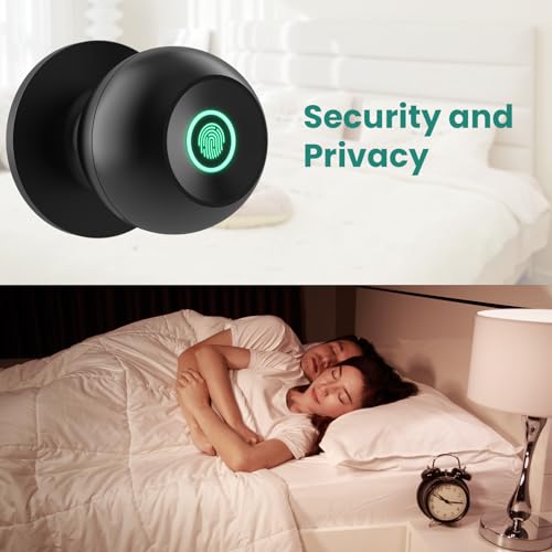 Ghome Smart K10-01 Fingerprint Door Lock, Door Knob thumb #7