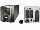 APC SMT750 Smart-UPS Power Battery Backup 750VA 500W 120V LCD (Renewed)