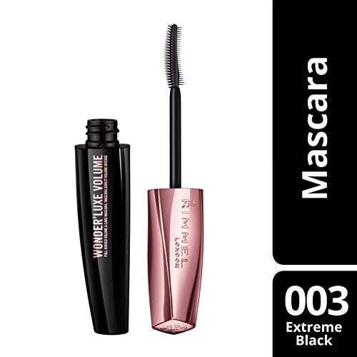 Rimmel London Wonder'Luxe Volume Mascara - Instant Volume - No Packaging - 003 Extreme Black - 11ml - Image 4