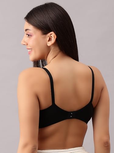 Image of Clovia Women's Cotton Non-Padded Wire Free T-Shirt Bra