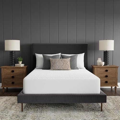 Sealy Luxury 100% Cotton Soft Top Layer, High Loft Comfort EternaLoft Fiberfill, Durable Stretch Corners Mattresses 18 Inches Deep Machine Washable Fitted Mattress Pad, King Size, White