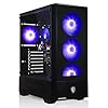 HYPER BYTE® Gaming Pc Essential - Computer con AMD Ryzen 3 3200G 4,0 GHz | Vega 8 | 16 GB RAM DDR4 | Disco rigido SSD 256 GB | Desktop tower per gamer | WLAN | Windows 11 Pro
