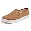 Camel Quilted Vegan Leather