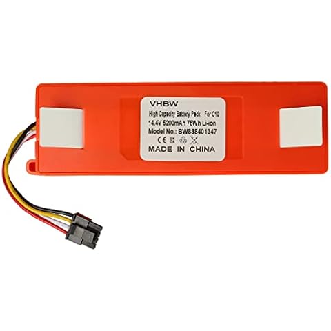 vhbw Replacement Battery compatible with Xiaowa Roborock C10, E20, E25, S50, S51 Vacuum Cleaner (2600mAh, 14.4 V, Li-ion) Cover