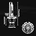 Superall D4S 35W Xenon Headlight HID Bulbs 6000K Cool White 66440 42402 42402WX Replacement - Pack of 2 (Not fit Halogen Headlight Assembly)