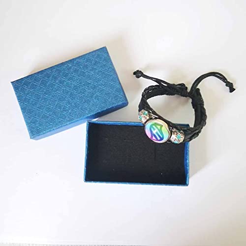 LERYDESI Mega stone jewelry custom picture gift Black dark brown braided leather customized art pendant Unique Friendship Jewelry Unisex2