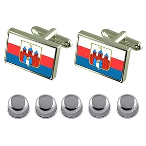 Select Gifts Shirt jurk studs Bydgoszcz stad Polen vlag manchetknopen