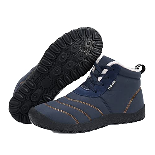 Frauen Winter Schneestiefel Leichte rutschfeste Plattform Schnürschuhe Warme Turnschuhe Outdoor Walking Casual High Top Stiefeletten Cover