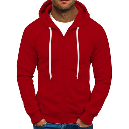 Men'S Fashion Hoodies & Sweatshirts,Full Zip White Sweatshirt Men Oversized Fleece Blue Hoodie Zip Up Heavyweight Hooded Fall Western Pullover With Pockets Drawstring Long Sleeve Winter Jackets