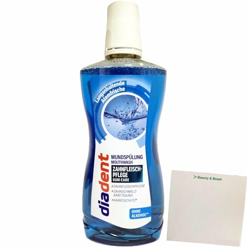 usy Bundle für diadent Mundspülung Zahnfleischpflege (500ml Flasche) + usy Block
