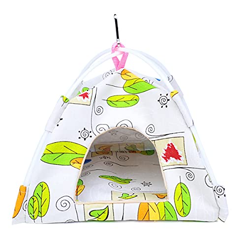 Vinnykud Cama de Loro Tienda de Loro Acurrucarse Choza Hamaca de Aves Loro Hábitat Periquitos Periquito Cacatúas Agapornis