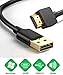 6.6FT USB to HDMI Adapter Cable, USB to HDMI Male 1080P HD Monitor Display Audio Video Converter Cable Cord