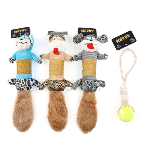 Juguete Mullido con Sonajero para Perros Pequeños y Medianos