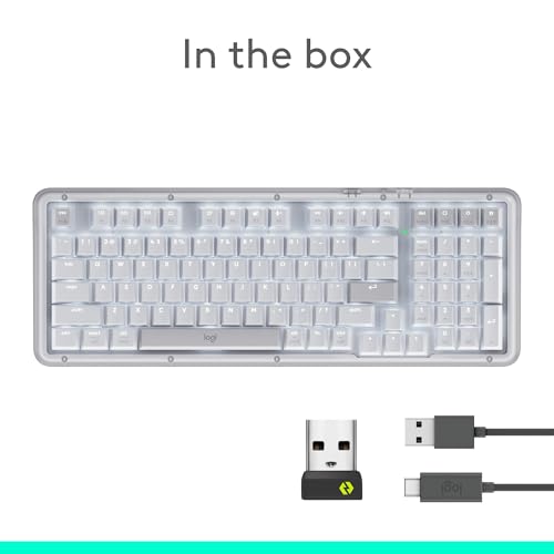 Logitech Alto Keys K98M Wireless Mechanical Gasket Keyboard - Off White - image 9