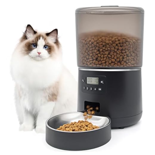 Automatic Cat Feeder with Timer - 4 Meals
