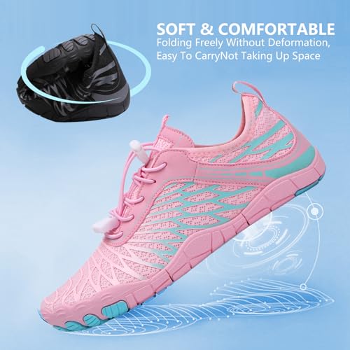 Image of SIOSNETA Hike Barefoot Shoes for Women Men, Breathable Non-Slip Athletic Footwear, Wide Toe Water Shoes for Hiking, Non-Slip Neuropathy Shoes for Women Men, Grounded Comfort wear