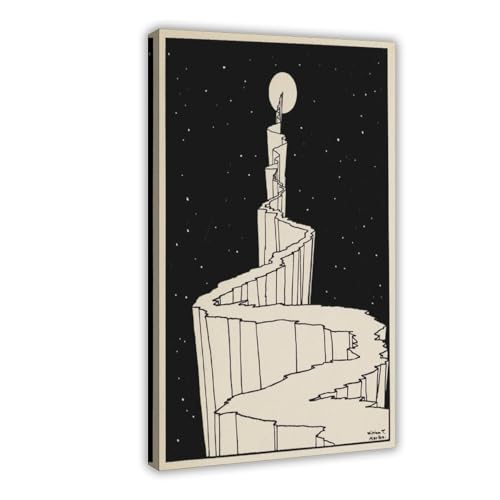 Impression sur toile de W. T. Horton The Path to The Moon cadre de qualité