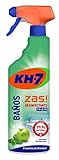 KH-7 Limpiador Baños y Desinfectante - Desinfección sin lejía - Aroma a manzana y hierbabuena - 4 Recipiente de 750 ml