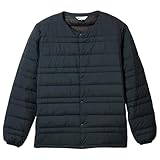 ダウンジャケット コンパクト ブレスサーモ 発熱素材 防寒 冬 メンズ ブラック XL