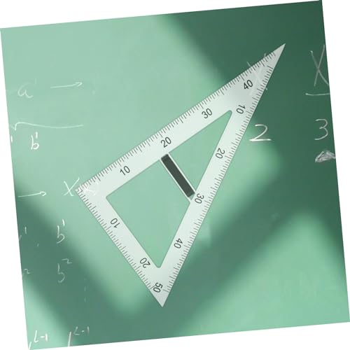Accesorio de enseñanza de matemáticas con regla de 60 grados escolar 4