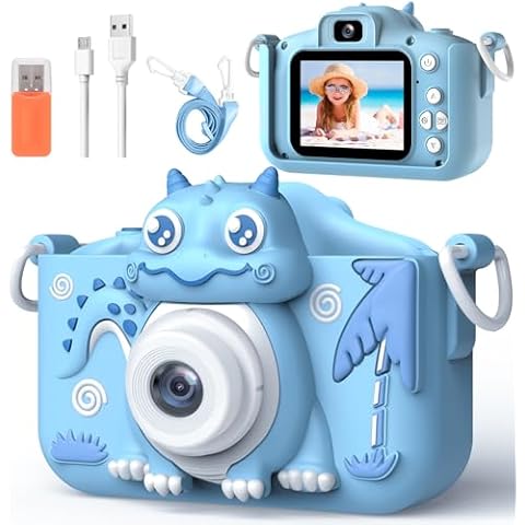 YGOVVK Kids Camera with 32GB SD Card Cover