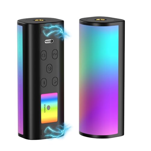 EMART Magnetic Handheld Light Wand, 360°Full RGB Mini LED Video