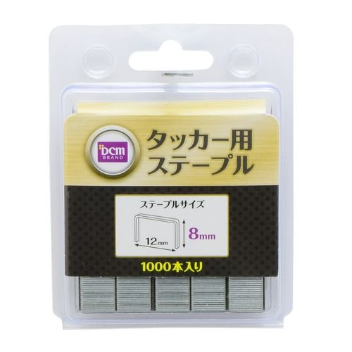 タッカー様 Amazon | タッカー用ステープル 1000本 12×8ミリ | ステープル