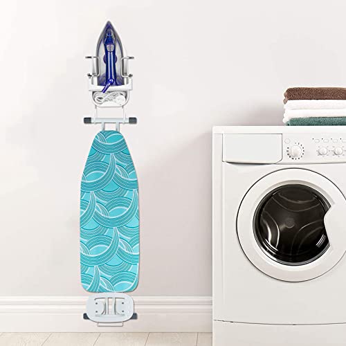 Ironing Board Hanger Wall Mount, Ironing Board Holder Organizer Wall Rack, Ironing Board Organizer, For Laundry Rooms Storage Rack Hanging Shelf Hanger White (White) #TOP3