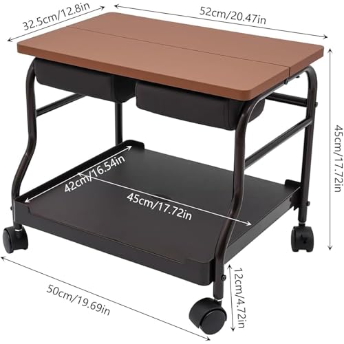 Carro para Pedicura con Ruedas y Mesa Plegable miniatura 6