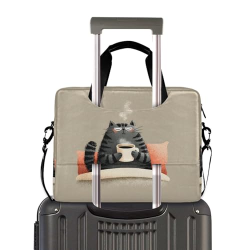 Bolso Maletín para Portátil con Estampado de Anime Gato miniatura 3
