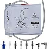 CareLiving Small Blood Pressure Cuff, 5.5 "-9.5" (14-24cm) Small Cuff, Compatible with Most Brands BP Monitors, with 8 Connectors (BP Cuff Included Only)