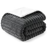 WAVVE Coperta Pile Plaid 220x240 cm Grigio...