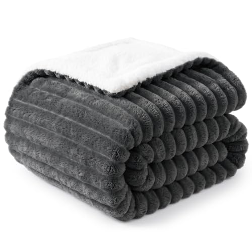 WAVVE Kuscheldecke Flauschig Decke Grau 150x200 cm – Ansicht 1