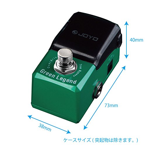 JOYO JF-319 Green Legend Vintage Tube Overdrive Pédale d’effets pour guitare Ironman Mini Series - Les Beatles, Paul McCartney, John Lennon, RIngo Starr, George Harrison JOYO JF-319 Green Legend Vintage Tube Overdrive Pédale d'effets pour guitare Ironman Mini Series – Image 6
