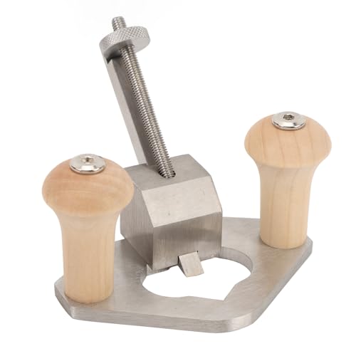 Demeras Cepilladora Enrutadora Portátil, Práctica Herramienta Manual con Tope de Profundidad de Acero Inoxidable para un Corte Preciso de Madera