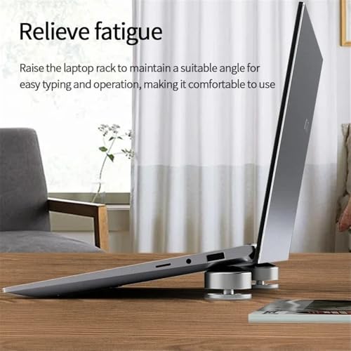 Soporte portátil de aluminio para laptop ajustable miniatura 6
