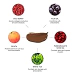 100% PURE Tinted Moisturizer Anti-Aging Face Makeup - Fruit Pigmented Cocoa Light to Medium Coverage & Dewy Glow - Lightweight Foundation Deep Skin w/Neutral Undertone - Vegan - 1 Fl Oz - Image 4